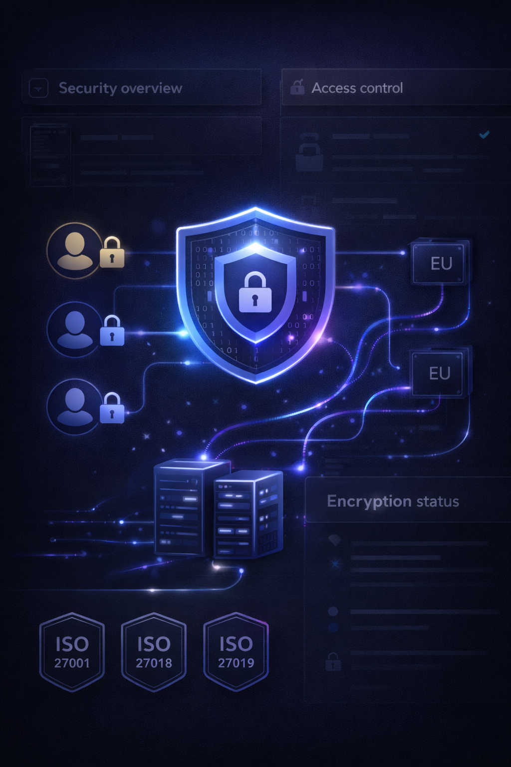Enterprise security and compliance illustration