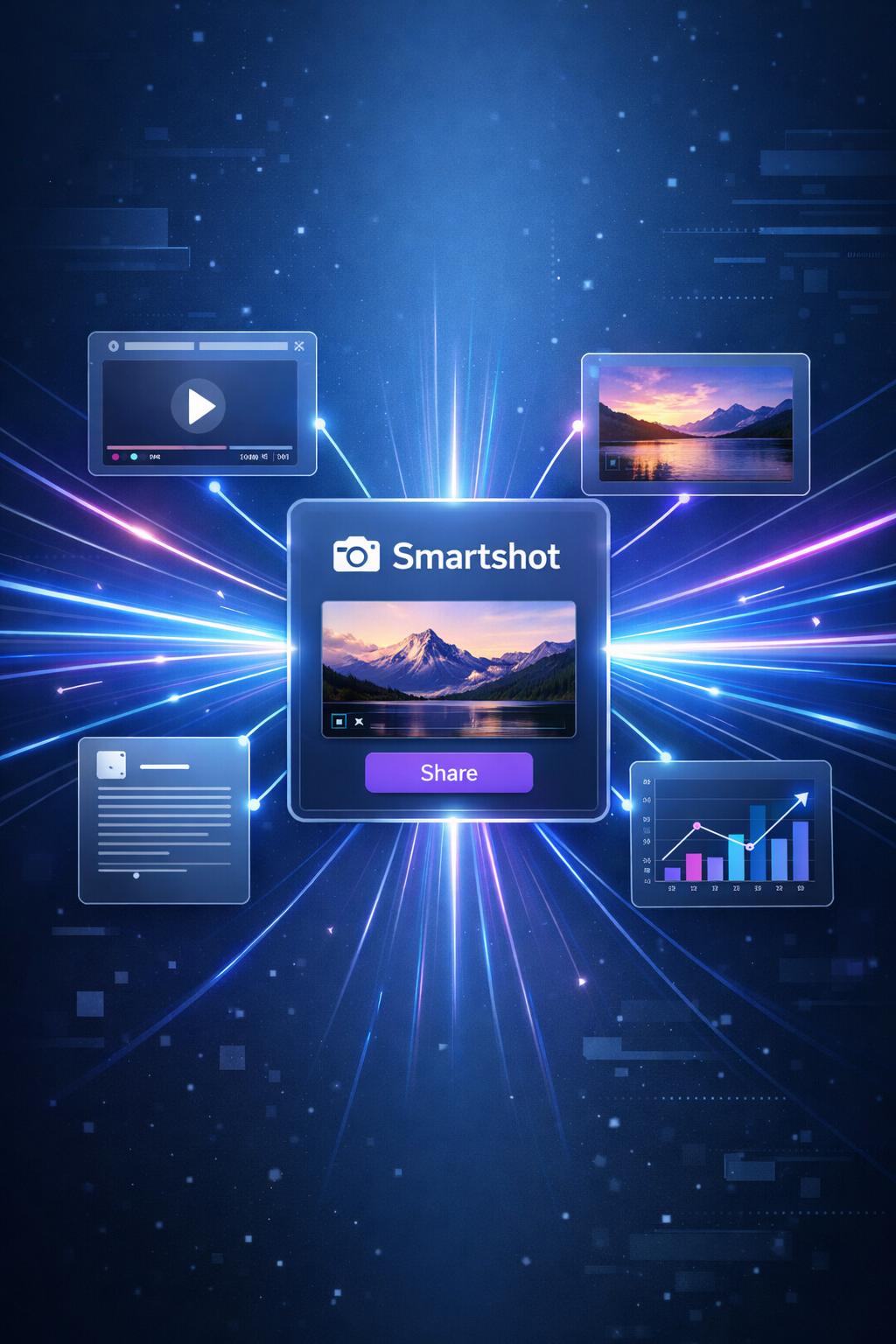 Smartshot per creare e condividere presentazioni dinamiche Smartshot con slide collegate e condivisione tramite link